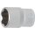 BGS technic Steckschlüssel-Einsatz Super Lock | Antrieb Innenvierkant 12,5 mm (1/2") | SW 19 mm