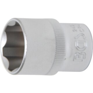 BGS technic Steckschlüssel-Einsatz Super Lock | Antrieb Innenvierkant 12,5 mm (1/2") | SW 21 mm