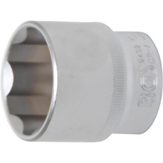 BGS technic Steckschlüssel-Einsatz Super Lock | Antrieb Innenvierkant 12,5 mm (1/2") | SW 32 mm