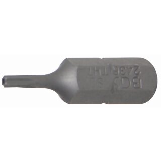 BGS technic Bit | Antrieb Außensechskant 6,3 mm (1/4") | T-Profil (für Torx) mit Bohrung T7