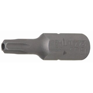 BGS technic Bit | Antrieb Außensechskant 6,3 mm (1/4") | T-Profil (für Torx) mit Bohrung T20