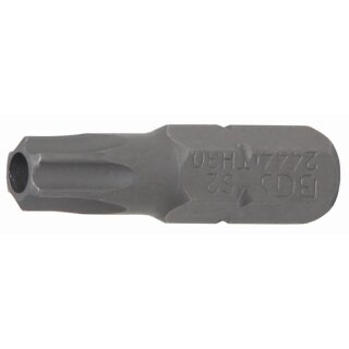 BGS technic Bit | Antrieb Außensechskant 6,3 mm (1/4") | T-Profil (für Torx) mit Bohrung T30
