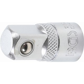 BGS technic Steckschlüssel-Adapter | Innenvierkant 10 mm (3/8") - Außenvierkant 12,5 mm (1/2")