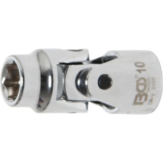 BGS technic Kardangelenk-Einsatz Sechskant | Antrieb Innenvierkant 10 mm (3/8") | SW 10 mm