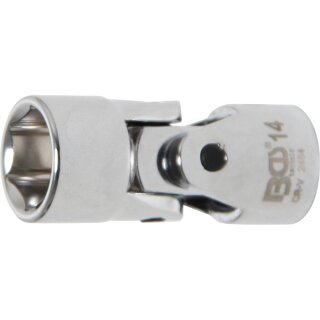BGS technic Kardangelenk-Einsatz Sechskant | Antrieb Innenvierkant 10 mm (3/8") | SW 14 mm
