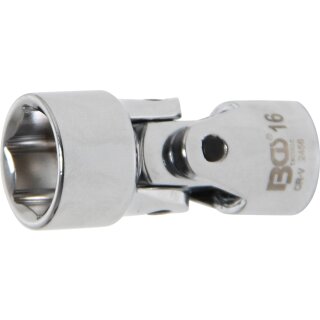 BGS technic Kardangelenk-Einsatz Sechskant | Antrieb Innenvierkant 10 mm (3/8") | SW 16 mm