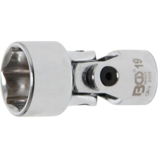 BGS technic Kardangelenk-Einsatz Sechskant | Antrieb Innenvierkant 10 mm (3/8") | SW 19 mm