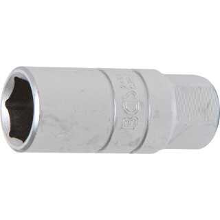 BGS technic Zündkerzen-Einsatz Sechskant | Antrieb Innenvierkant 10 mm (3/8") | SW 18 mm