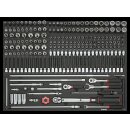 Sonic SFS, 3/8 Nüsse- u. Bit-Set 218-tlg.