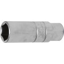 BGS technic Zündkerzen-Einsatz Sechskant | Antrieb Innenvierkant 10 mm (3/8") | SW 16 mm