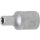 BGS technic Steckschlüssel-Einsatz Sechskant | Antrieb Innenvierkant 6,3 mm (1/4") | SW 3,5 mm