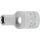 BGS technic Steckschlüssel-Einsatz Sechskant | Antrieb Innenvierkant 6,3 mm (1/4") | SW 4,5 mm