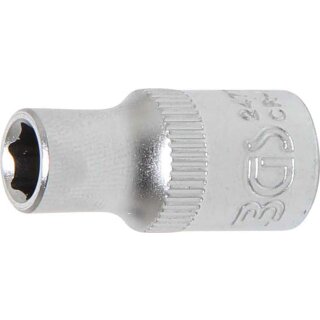 BGS technic Steckschlüssel-Einsatz Sechskant | Antrieb Innenvierkant 6,3 mm (1/4") | SW 5,5 mm