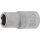 BGS technic Steckschlüssel-Einsatz Sechskant | Antrieb Innenvierkant 6,3 mm (1/4") | SW 7 mm