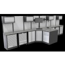 Sonic MSS 26/34 mit 40 Schubladen mit Holz-Arbeitsplatte