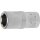 BGS technic Steckschlüssel-Einsatz Sechskant | Antrieb Innenvierkant 6,3 mm (1/4") | SW 8 mm