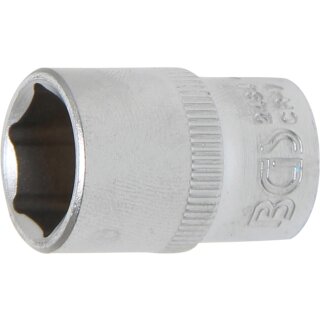 BGS technic Steckschlüssel-Einsatz Sechskant | Antrieb Innenvierkant 6,3 mm (1/4") | SW 12 mm