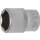 BGS technic Steckschlüssel-Einsatz Sechskant | Antrieb Innenvierkant 6,3 mm (1/4") | SW 13 mm