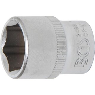 BGS technic Steckschlüssel-Einsatz Sechskant | Antrieb Innenvierkant 6,3 mm (1/4") | SW 14 mm