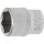 BGS technic Steckschlüssel-Einsatz Sechskant | Antrieb Innenvierkant 6,3 mm (1/4") | SW 14 mm