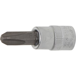 BGS technic Bit-Einsatz | Antrieb Innenvierkant 6,3 mm (1/4") | Kreuzschlitz PH3