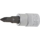 BGS technic Bit-Einsatz | Antrieb Innenvierkant 6,3 mm (1/4") | Kreuzschlitz PZ1