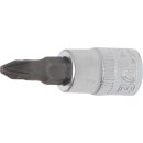 BGS technic Bit-Einsatz | Antrieb Innenvierkant 6,3 mm (1/4") | Kreuzschlitz PZ2
