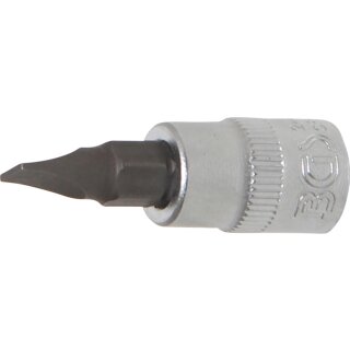 BGS technic Bit-Einsatz | Antrieb Innenvierkant 6,3 mm (1/4") | Schlitz 5,5 mm