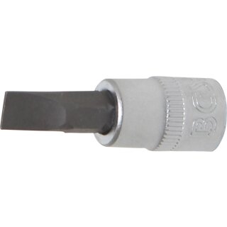 BGS technic Bit-Einsatz | Antrieb Innenvierkant 6,3 mm (1/4") | Schlitz 6,5 mm