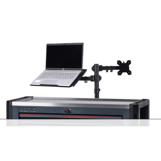 Sonic Monitor und Laptophalter NEXT Werkstattwagen