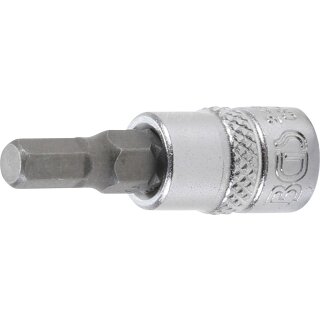 BGS technic Bit-Einsatz | Antrieb Innenvierkant 6,3 mm (1/4") | Innensechskant 5 mm