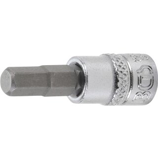 BGS technic Bit-Einsatz | Antrieb Innenvierkant 6,3 mm (1/4") | Innensechskant 6 mm