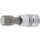 BGS technic Bit-Einsatz | Antrieb Innenvierkant 6,3 mm (1/4") | Innenvielzahn (für XZN) M10