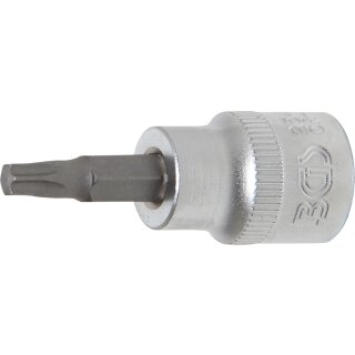 BGS technic Bit-Einsatz | Antrieb Innenvierkant 10 mm (3/8") | T-Profil (für Torx) T27