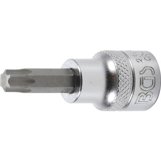 BGS technic Bit-Einsatz | Antrieb Innenvierkant 10 mm (3/8") | T-Profil (für Torx) T30