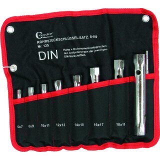 Condor Rohrsteckschlüssel-Satz, 8-tlg., 6-22 mm