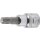 BGS technic Bit-Einsatz | Antrieb Innenvierkant 10 mm (3/8") | T-Profil (für Torx) T40