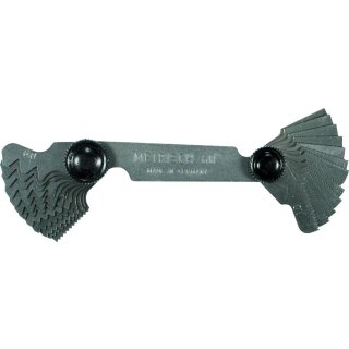 Condor Gewindeschablonen, 24 Blatt, 0.25-6.00 mm