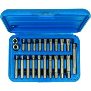 Condor Bit-Sortiment, 22-tlg., 3/8+1/2", Keilnut M5-13