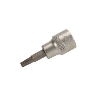 BGS technic Bit-Einsatz | Antrieb Innenvierkant 10 mm (3/8") | T-Profil (für Torx) mit Bohrung T25
