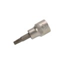 BGS technic Bit-Einsatz | Antrieb Innenvierkant 10 mm (3/8") | T-Profil (für Torx) mit Bohrung T25