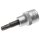 BGS technic Bit-Einsatz | Antrieb Innenvierkant 10 mm (3/8") | T-Profil (für Torx) mit Bohrung T30