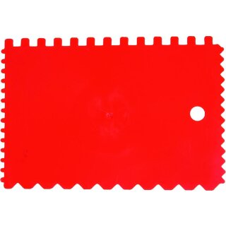 Condor Kunststoff-Zahnspachtel, flexibel, 90x135 mm