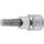 BGS technic Bit-Einsatz | Antrieb Innenvierkant 10 mm (3/8") | Innensechskant 7 mm