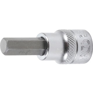 BGS technic Bit-Einsatz | Antrieb Innenvierkant 10 mm (3/8") | Innensechskant 8 mm