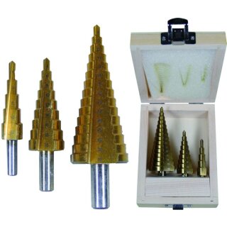 Condor Stufenbohrer, HSS, titannitriert, 4-32 mm