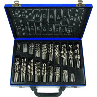 Condor HSS-Spiralbohrer-Satz, 170-tlg., Kanten geschliffen, 1-10 mm