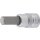 BGS technic Bit-Einsatz | Antrieb Innenvierkant 10 mm (3/8") | Innensechskant 10 mm