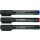 Condor Markierstifte, 3-tlg., rot / blau / schwarz