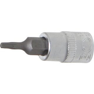BGS technic Bit-Einsatz | Antrieb Innenvierkant 6,3 mm (1/4") | T-Profil (für Torx) T9